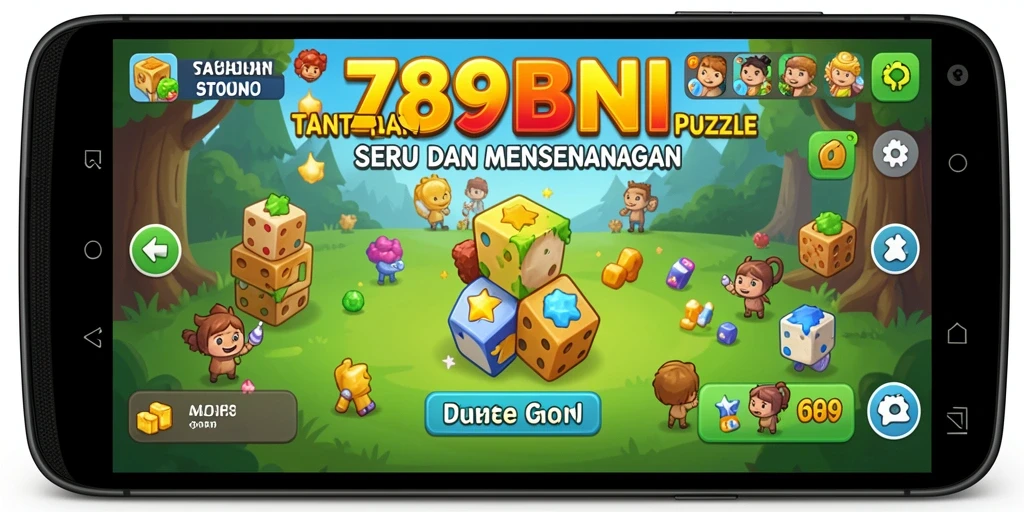 Tampilan gameplay menantang di 789BNI dengan berbagai teka-teki.