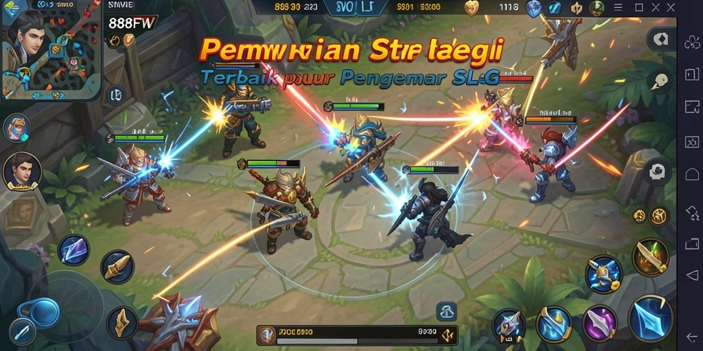 Tampilan utama gameplay SLG yang mendebarkan di 888FW.