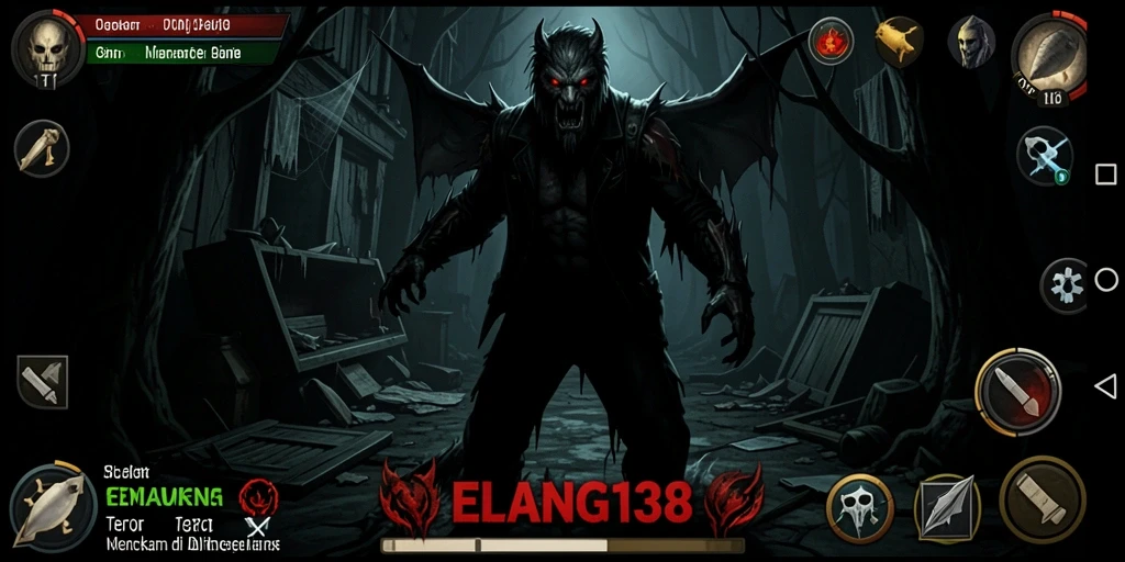 Gameplay menegangkan di dunia horor yang menyeramkan.