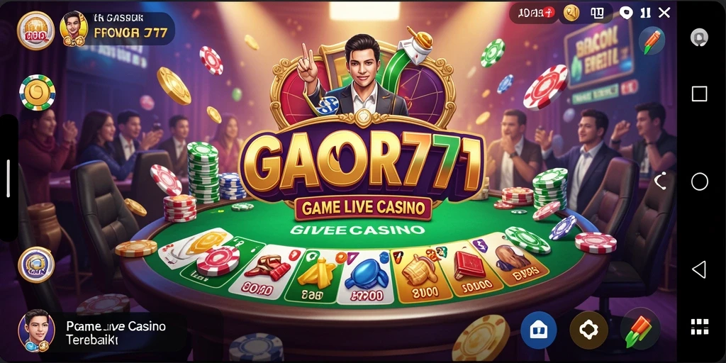 GACOR777: Gameplay Live Casino yang mendebarkan dengan dealer profesional.