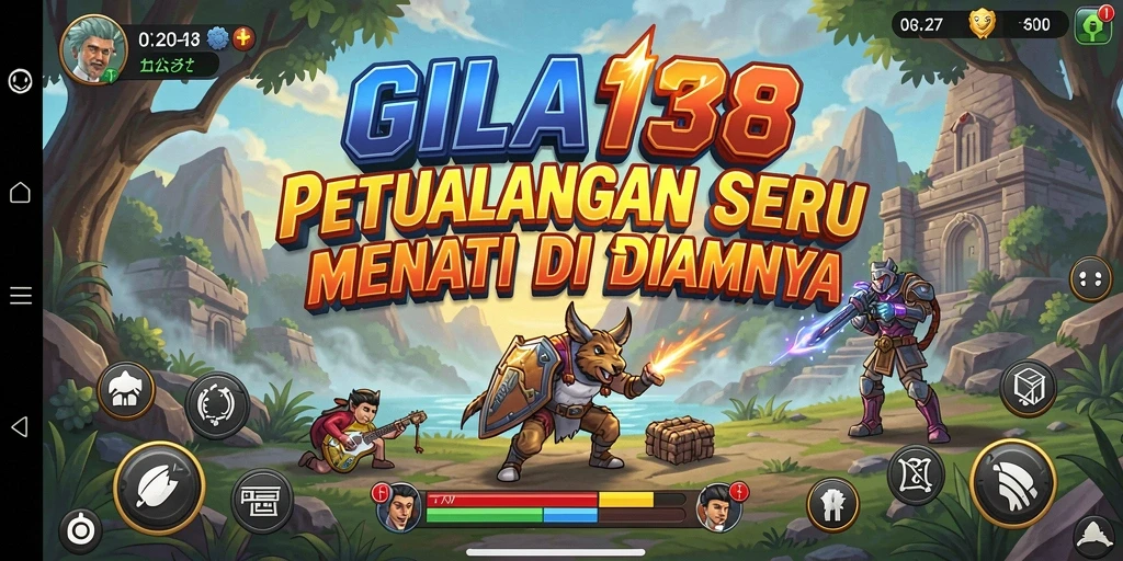 Tampilan gameplay seru di GILA138 dengan petualangan yang mendebarkan.