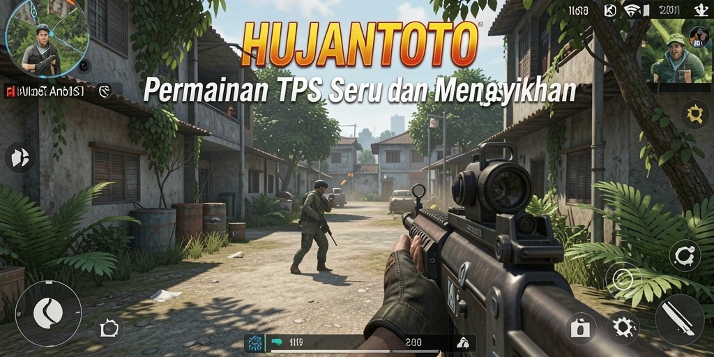 Gameplay HUJANTOTO yang menegangkan dan penuh aksi.