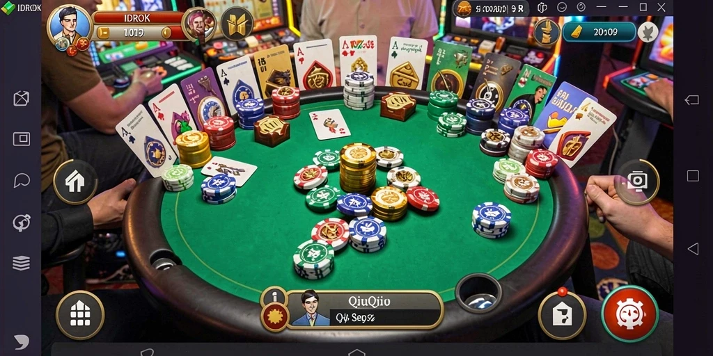 Tangkapan layar IDROK dengan gameplay QiuQiu yang seru.