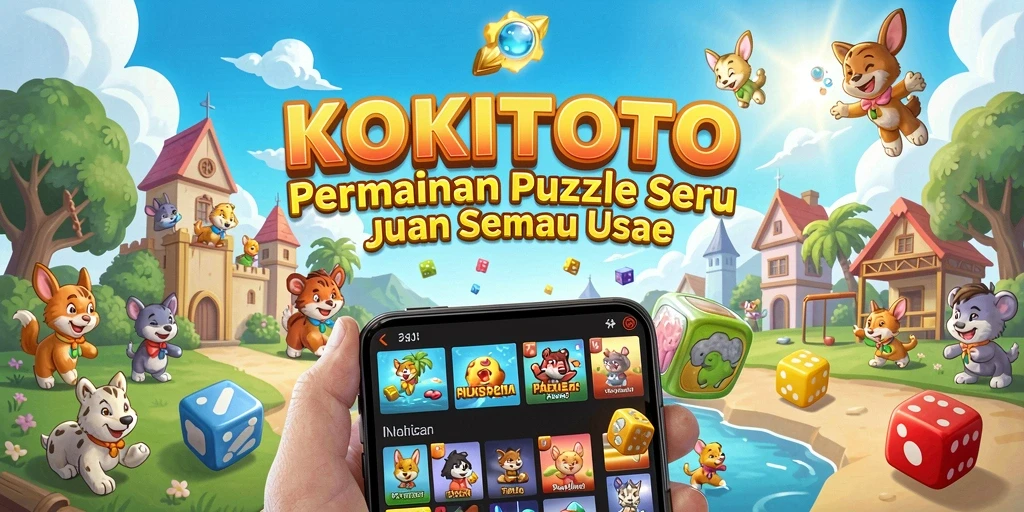 Gameplay seru KOKITOTO dengan tantangan puzzle yang menarik.