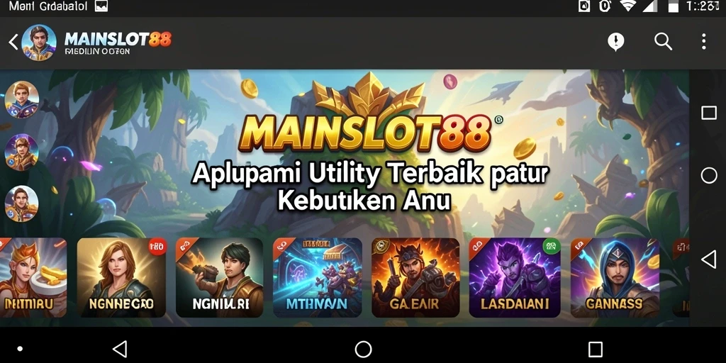 Tampilan antarmuka MAINSLOT88 yang sederhana dan user-friendly.