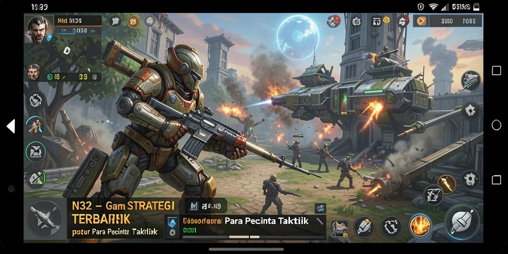 Tampilan gameplay N32 yang menarik dan mendebarkan.