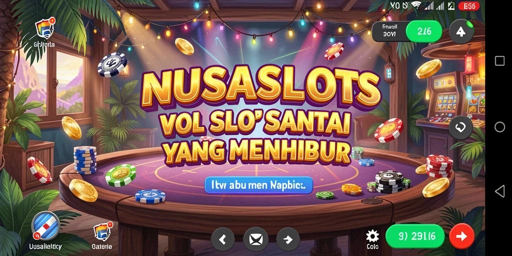 Screenshot gameplay NUSASLOTS menampilkan keseruan permainan slot.