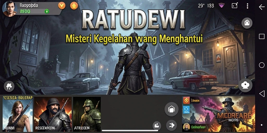 Screenshot gameplay <strong>RATUDEWI</strong> yang menampilkan suasana Horror yang menegangkan.