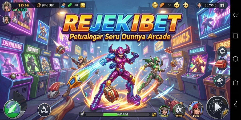 Tampilan gameplay seru dalam REJEKIBET dengan level menantang.