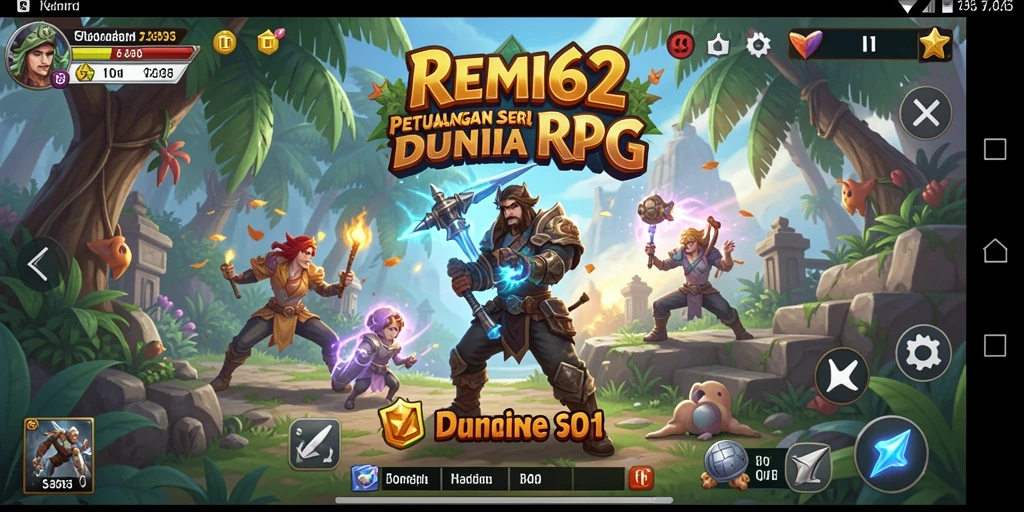 Screenshot gameplay REMI62 yang menunjukkan aksi pertempuran seru.
