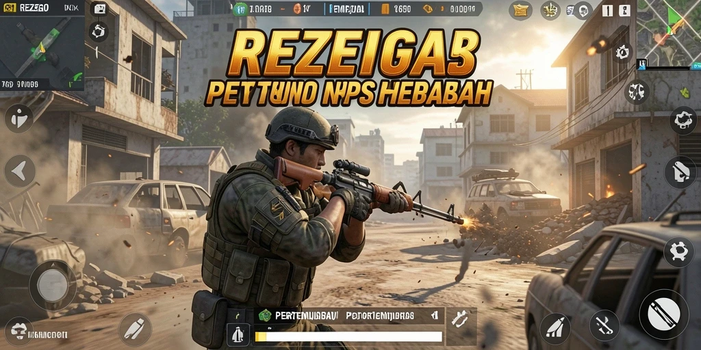 Gameplay seru dalam REZEGO, dengan grafis menakjubkan dan aksi mendebarkan.