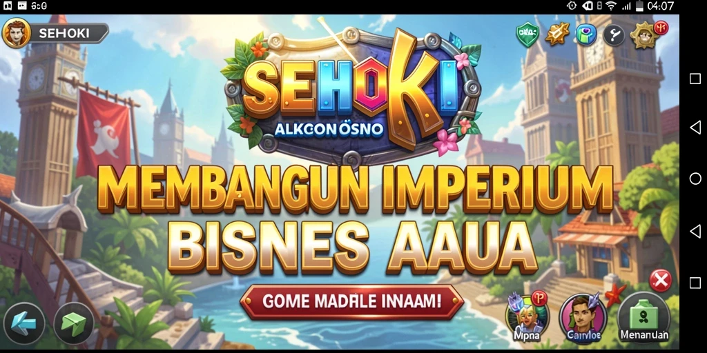 Menampilkan gameplay SEHOKI yang menarik di dunia Tycoon.