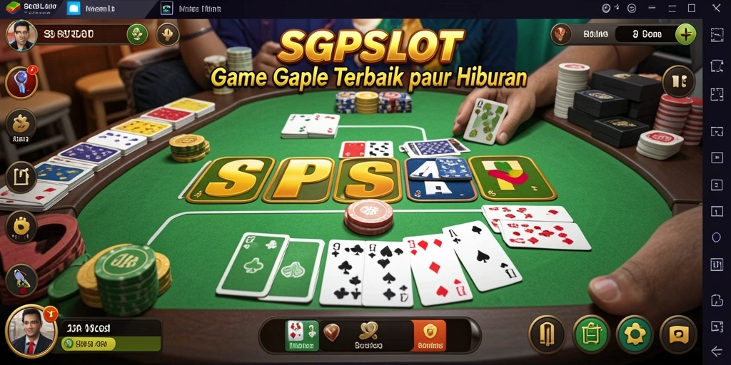Tampilan menarik dari gameplay <strong>SGPSLOT</strong> saat bermain Gaple.