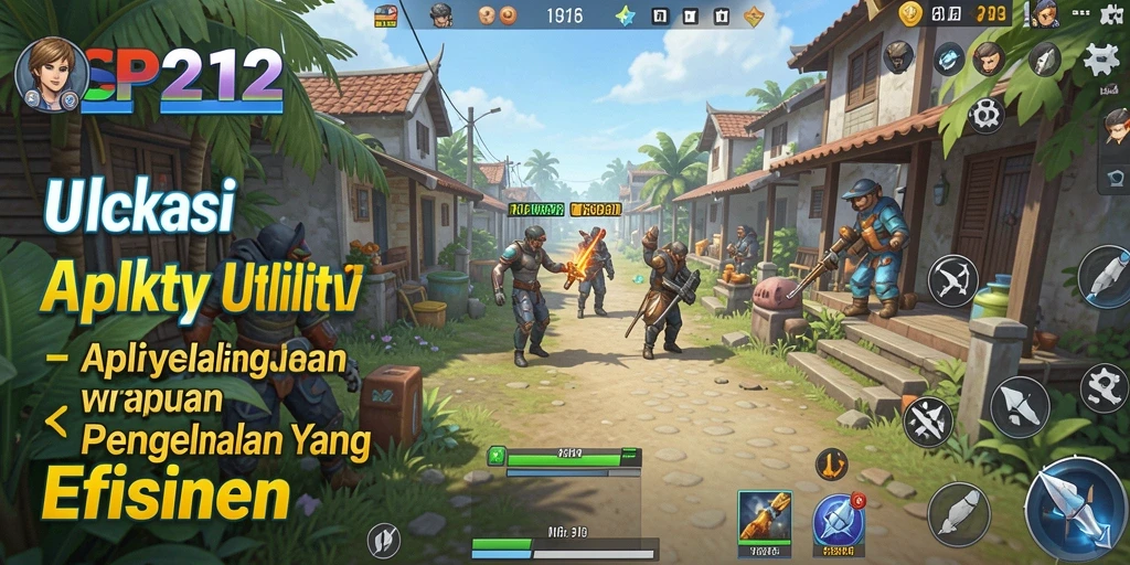 Tampilan antarmuka utama SP212 yang user-friendly dan intuitif.
