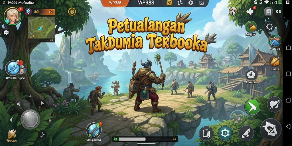 Gameplay seru dengan eksplorasi tak terbatas di WP888.